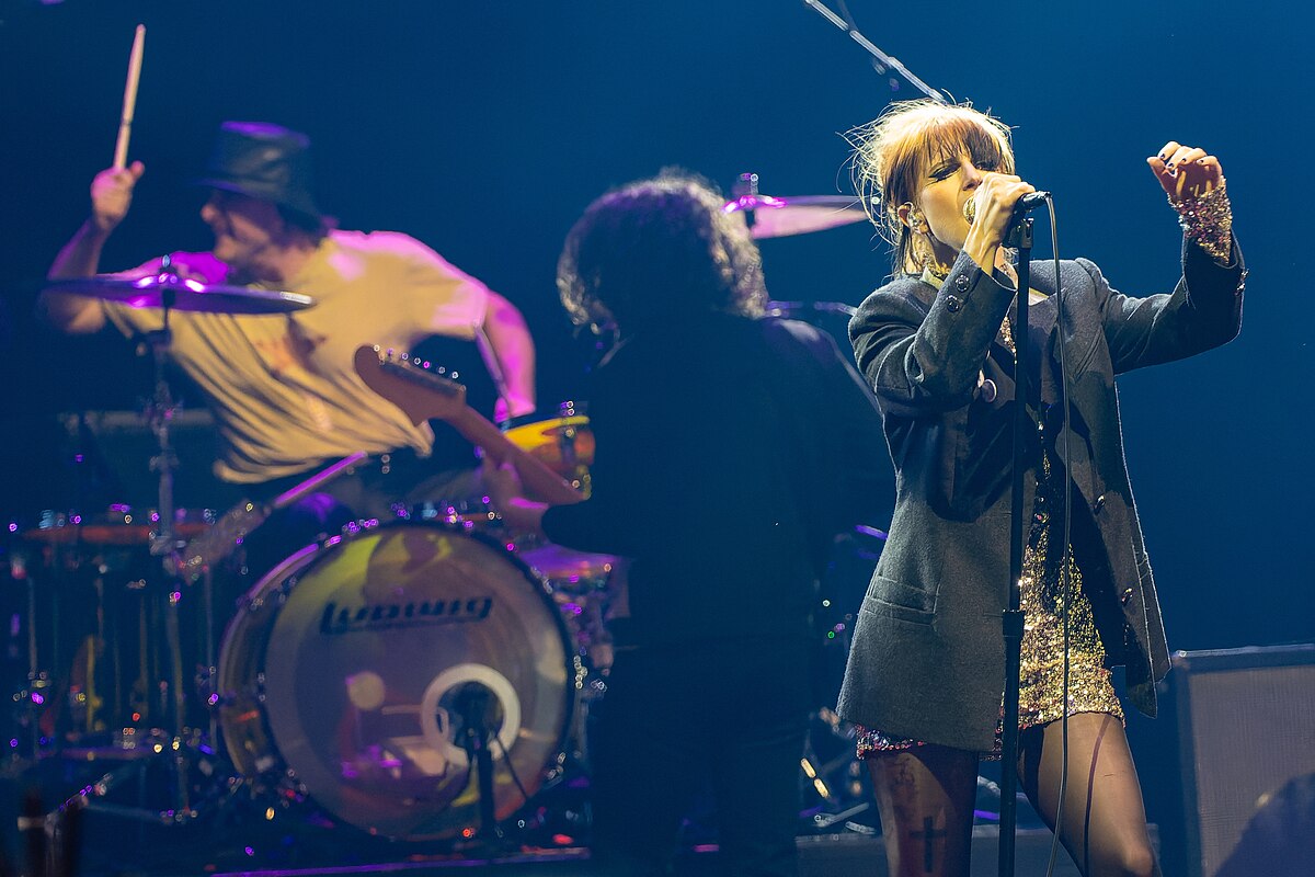 Paramore performing live in concert during 2026 Tour